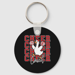 Chaveiro Ganso de Treinador de Cheer Divertido Arco Coquete