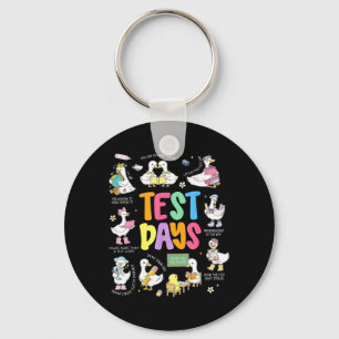 Chaveiro Ganso do Dia de Teste Divertido Dia de Teste STAAR