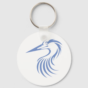 Chaveiro Garça-real de grande azul