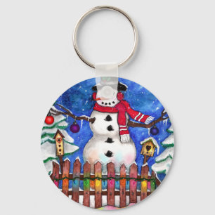 Chaveiro Garden Snowman