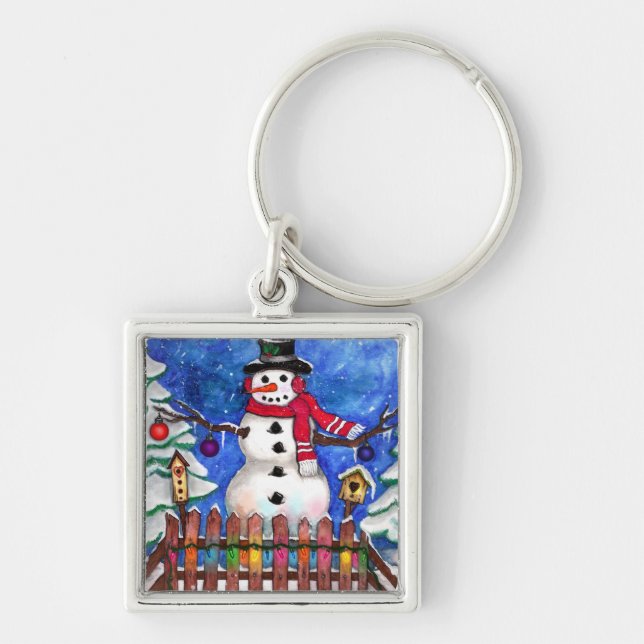 Chaveiro Garden Snowman (Frente)