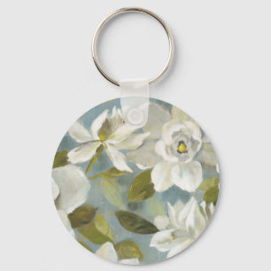 Chaveiro Gardenias no azul da ardósia