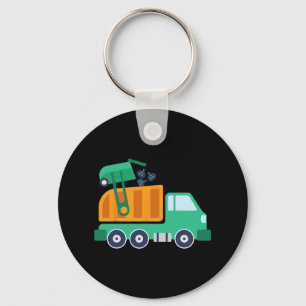 Chaveiro Garge Truck Waste Reciclar Trash Collector Earth D