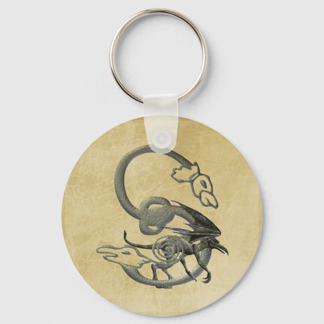 Chaveiro Gargoyles Monograma S (Frente)