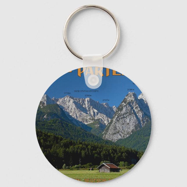 Chaveiro Garmisch - O Zugspitze e o Alpspitze (Frente)