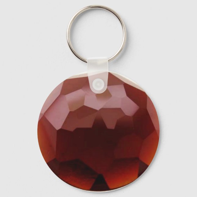 Chaveiro Garnet 01, Janeiro, Birthstone (Frente)