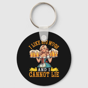 Chaveiro Garota Bávaro Beer Maiden Eu Gosto De Big Mugs E E