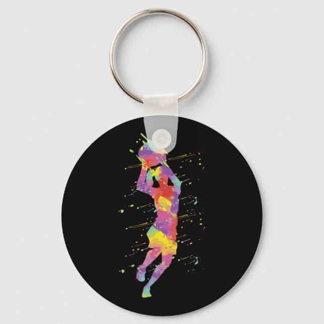 Chaveiro Garota de Basquete 2 (Frente)