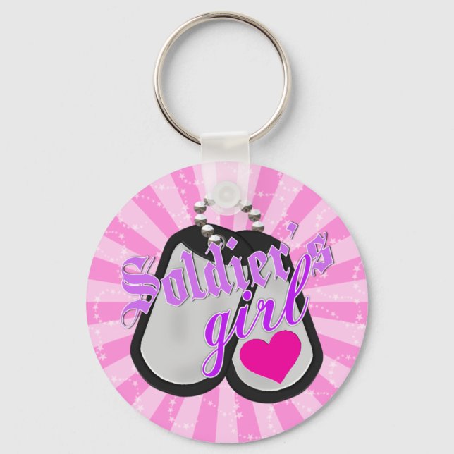 Chaveiro Garota do Soldado (Frente)