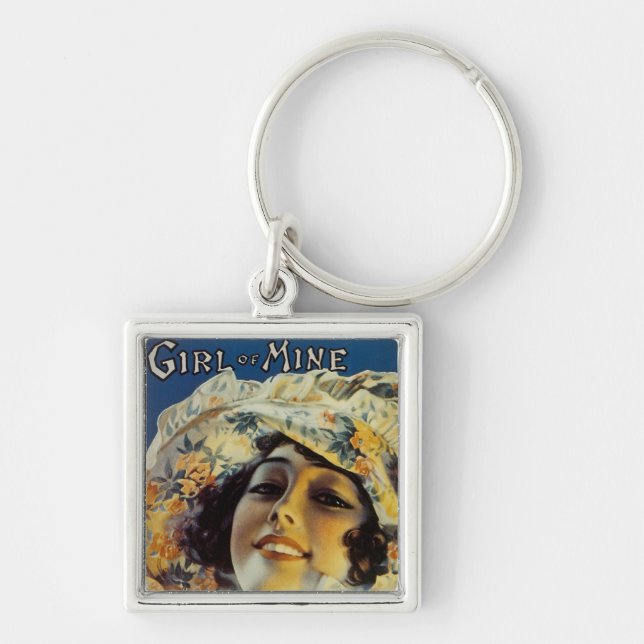 Chaveiro Garota minha (Frente)