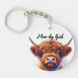 Chaveiro Garota Moody Da Vaca Do Curso Superior