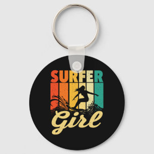 Chaveiro Garota Surfista - Ondas Treinamento de Surf Amor p