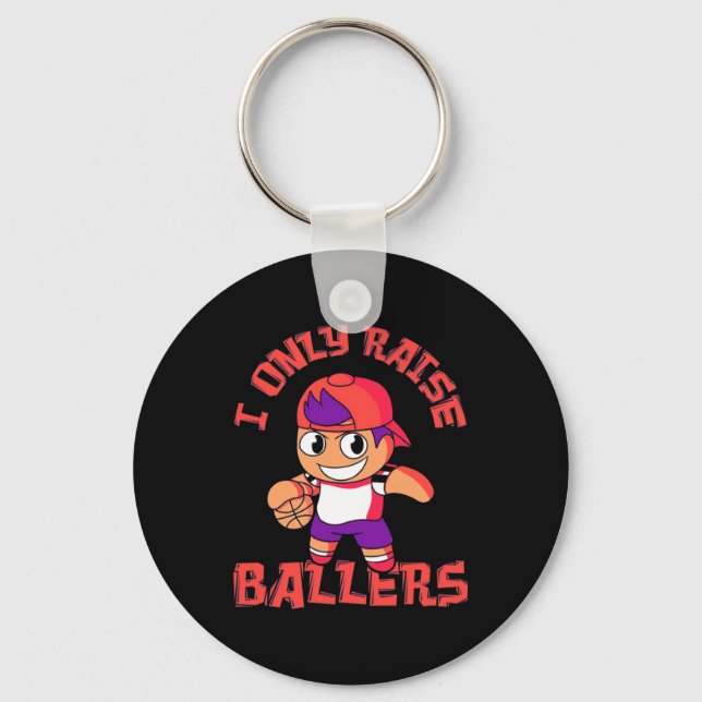 Chaveiro Garoto de Basquete Só Levanta Balas (Frente)