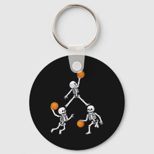 Chaveiro Garotos De Bolhas De Halloween Skeleton Dunking