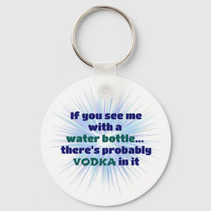 Chaveiro Garrafa de água VODKA Gift FUNNY