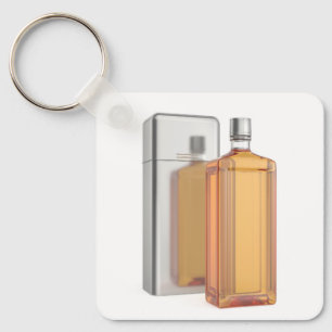 Chaveiro Garrafa de uísque, bourbon, conhaque ou cognac com