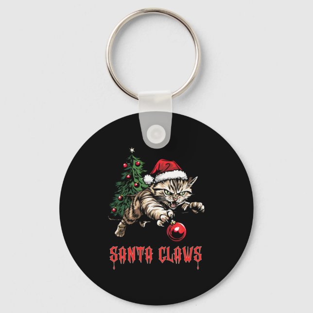 Chaveiro Garras de Papai Noel Manga Longa  (Frente)