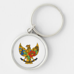 Chaveiro Garuda Pancasila Indonésio Vintage