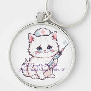 Chaveiro Gata Enfermeira Personalizada Habilidosa o Suficie
