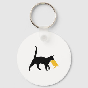 Chaveiro Gata Engraçada Para Kamala Harris Cat Segurando Tr