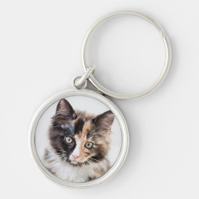 Chaveiro Gatinho adorável da chita (Frente)