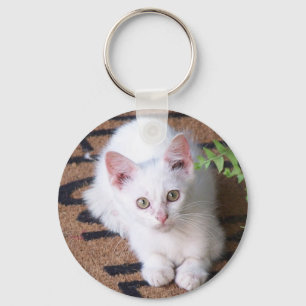 Chaveiro Gatinho branco