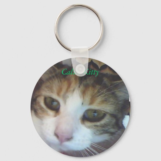 Chaveiro Gatinho Calico... Acorde (Frente)