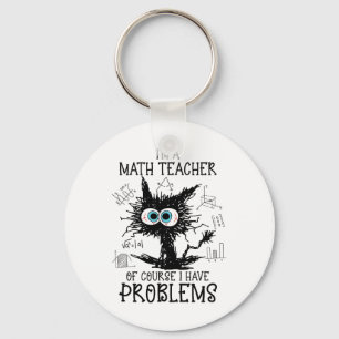 Chaveiro Gatinho de Gato Negro, sou professor de Matemática