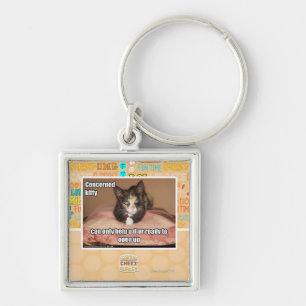 Chaveiro Gatinho interessado