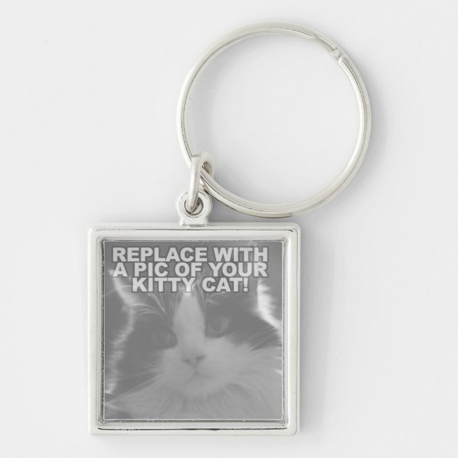 Chaveiro Gatinho Kitty Personalizado (Frente)