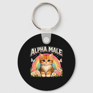 Chaveiro Gatinho Macho Alfa Gato Engraçado