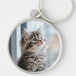 Chaveiro Gatinho olhando pela janela