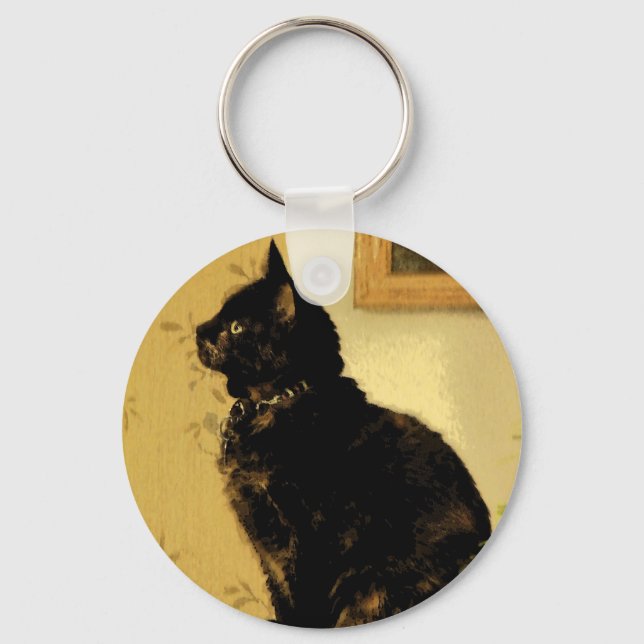Chaveiro Gatinho pintado (Frente)