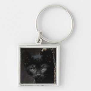 Chaveiro Gatinho preto pequeno