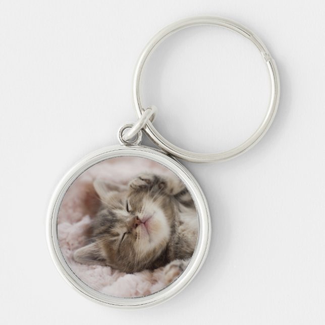 Chaveiro Gatinho sonolento (Frente)
