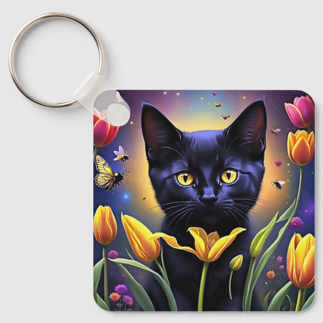 Chaveiro Gatinho Tulip (Frente)