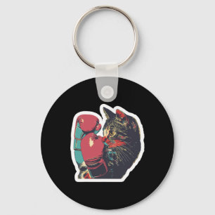 Chaveiro Gatito De Boxeo Legal Luvas De Boxer Para Gatos E 