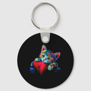 Chaveiro Gato-Arco-Íris, Gato-Gato-Gato, Abraçando Gatinho