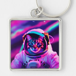 Chaveiro gato astronauta