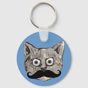Chaveiro gato. bigode. engraçado