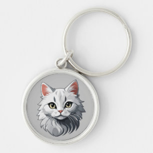 Chaveiro Gato Branco encantador