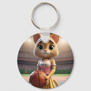 Chaveiro Gato de Netball feminino