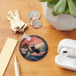 Chaveiro Gato de Onda Sunset