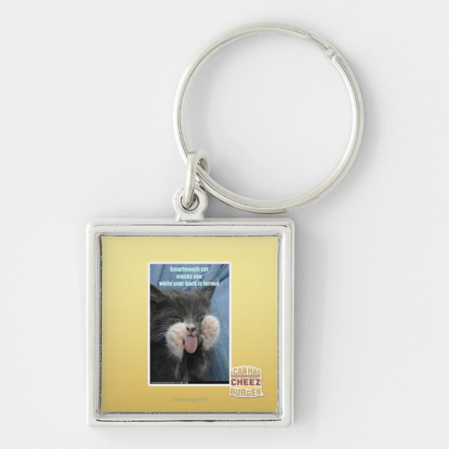 Chaveiro Gato de Smartmouth (Frente)