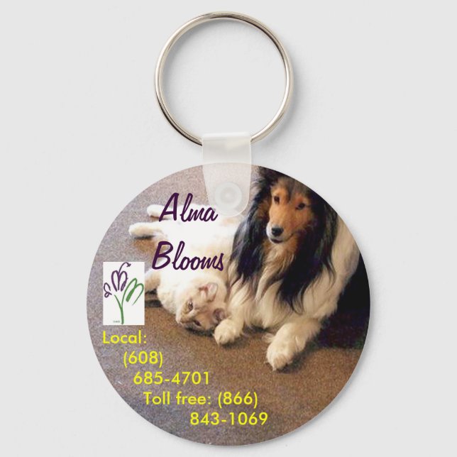 Chaveiro Gato e Cão (Frente)