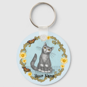 Chaveiro Gato e Rato