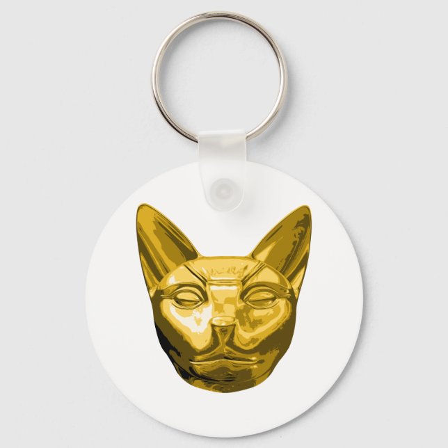 Chaveiro Gato Egípcio Bast (Frente)