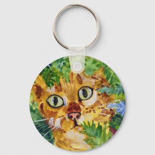 Chaveiro Gato em esconder