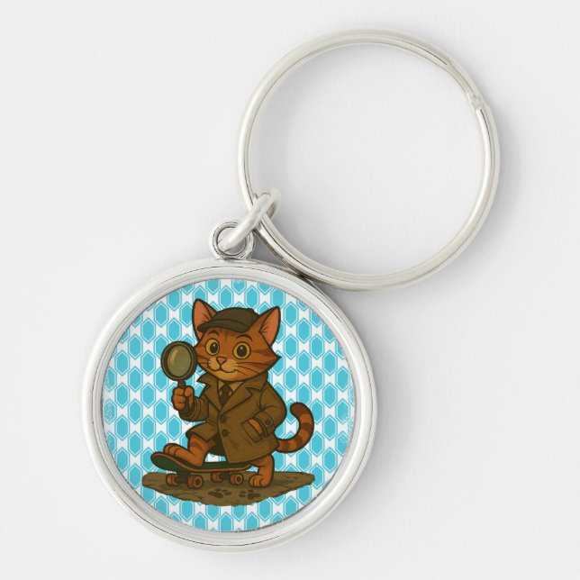 Chaveiro gato engraçado (Frente)