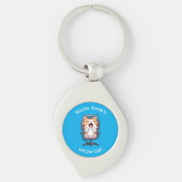 Chaveiro Gato Engraçado Perdeu a Linha